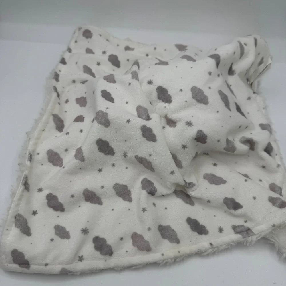 Just One You Carter's Grey Bear Cloud Security Blanket Lovey Plush 12x12